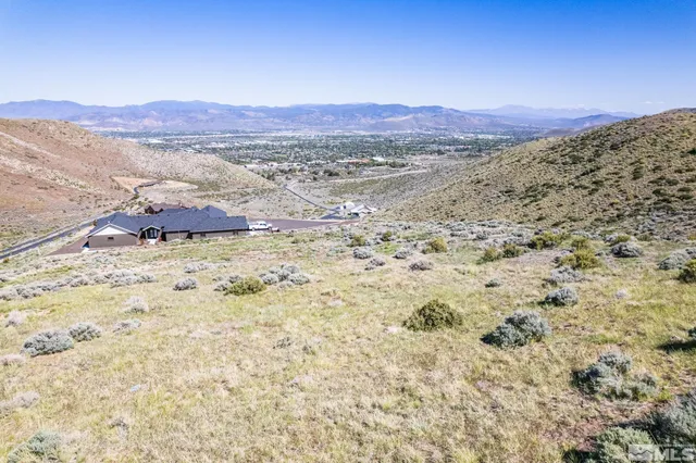 a view of a sky from a mountain