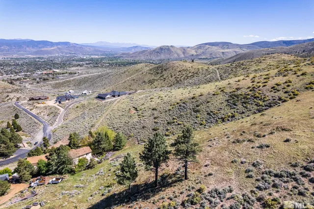 a view of a mountain with a sky view