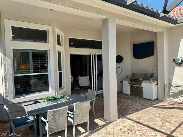 a outdoor space with a sink