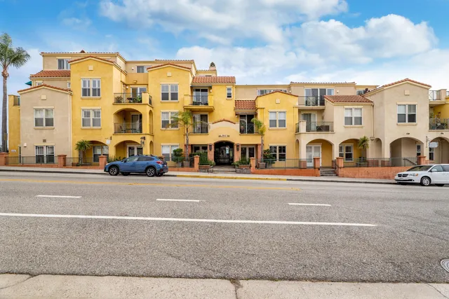 a front view of a building with entryway