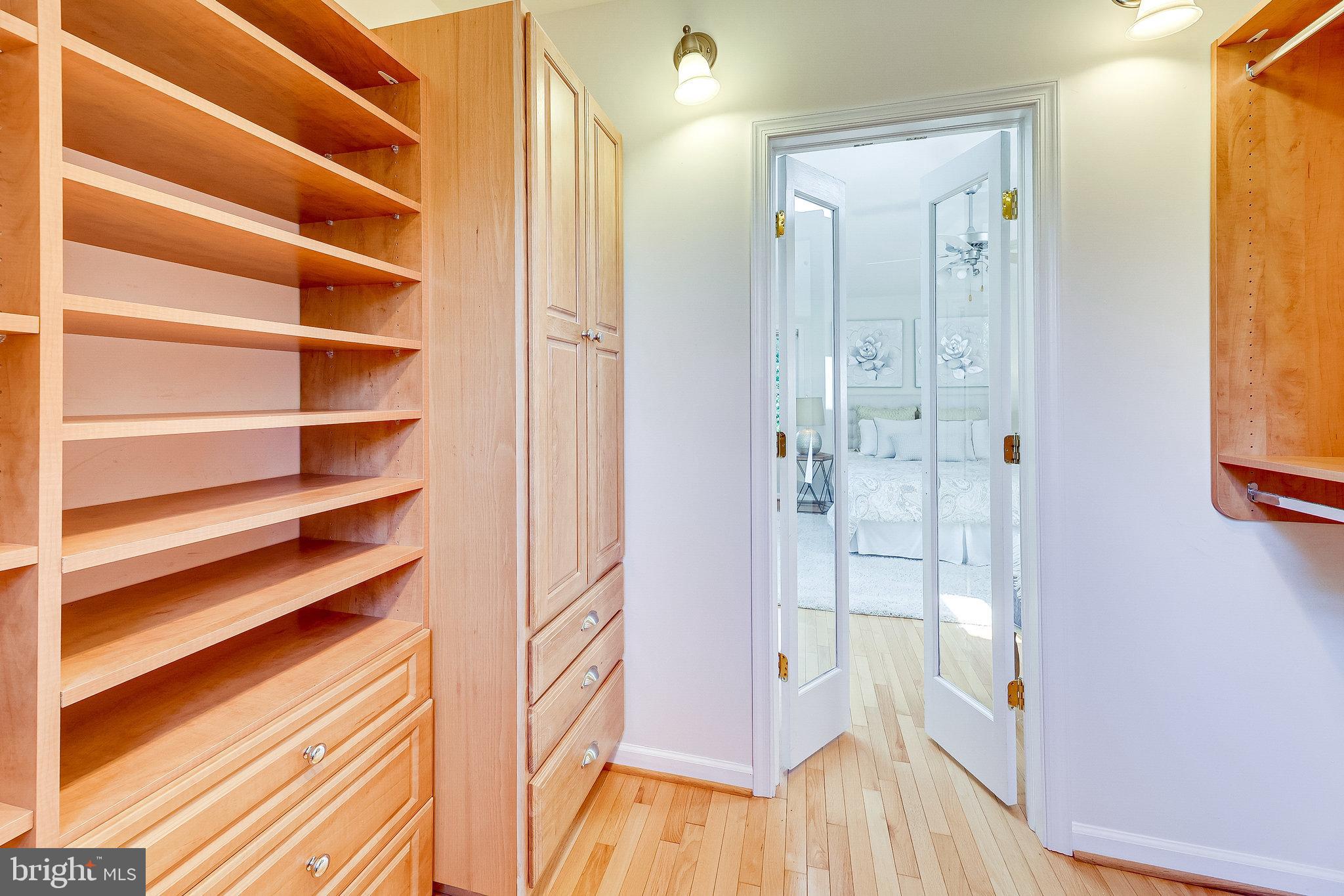 723 West Braddock Road Alexandria, VA 22302 - Photo 31 of 43 Walk-in Closet with custom shelving