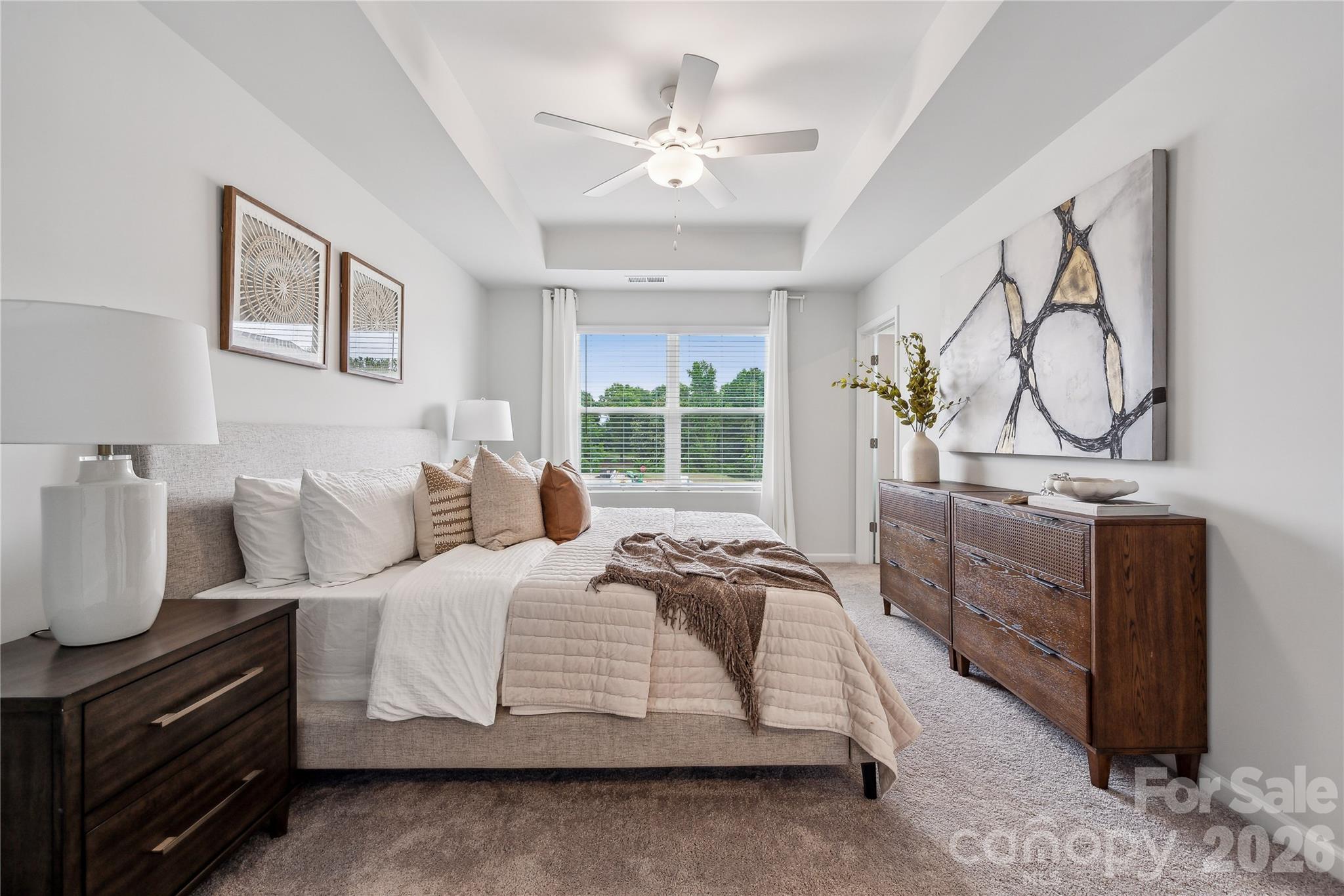 3021 Kingsfield Road, Unit 50 Charlotte, NC 28208 - Photo 7 of 8 a bedroom with bed and a window