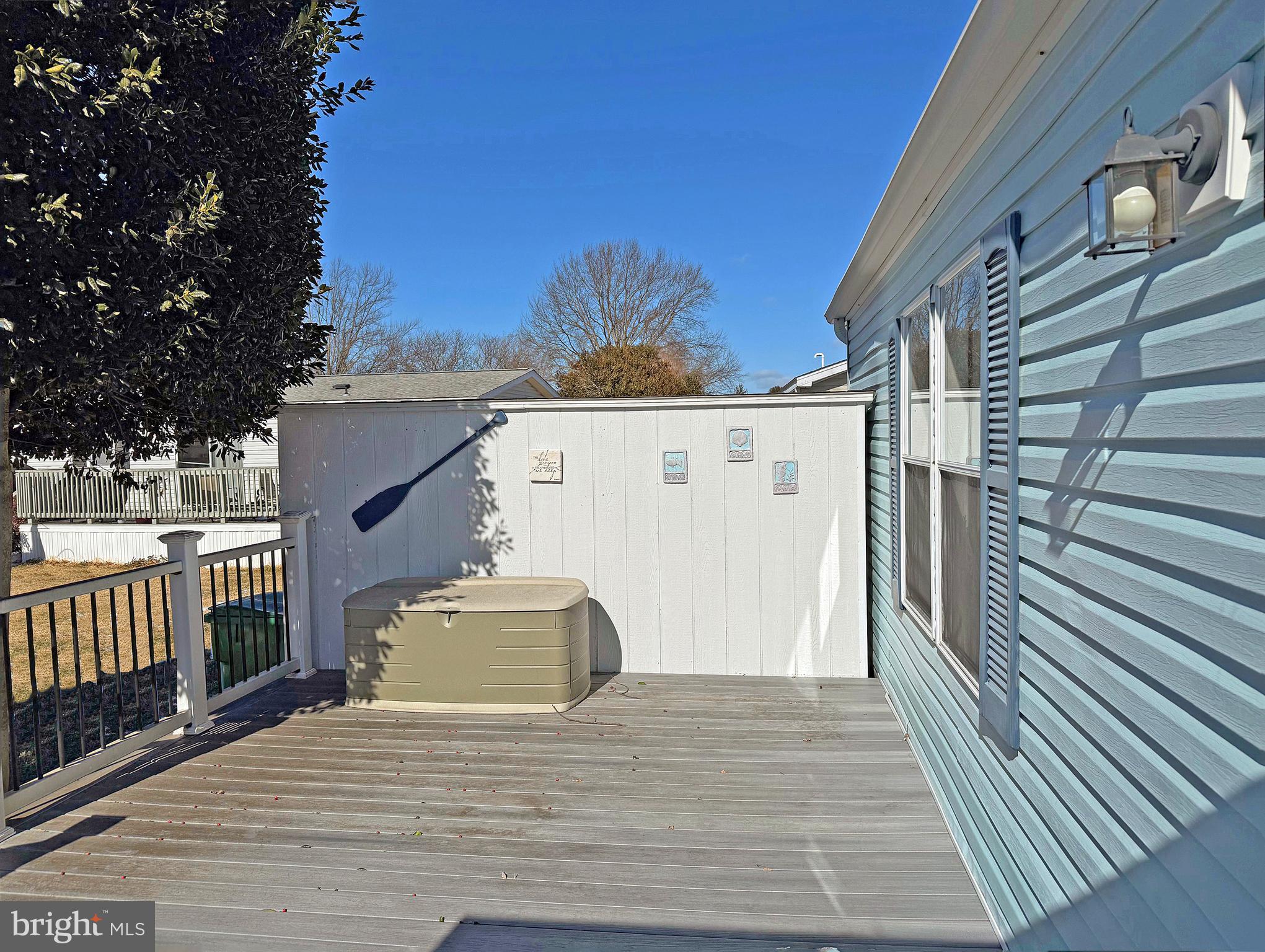 35653 Highlands Way, Unit 182 Rehoboth Beach, DE 19971 - Photo 30 of 33 Composite Deck & Attached Shed