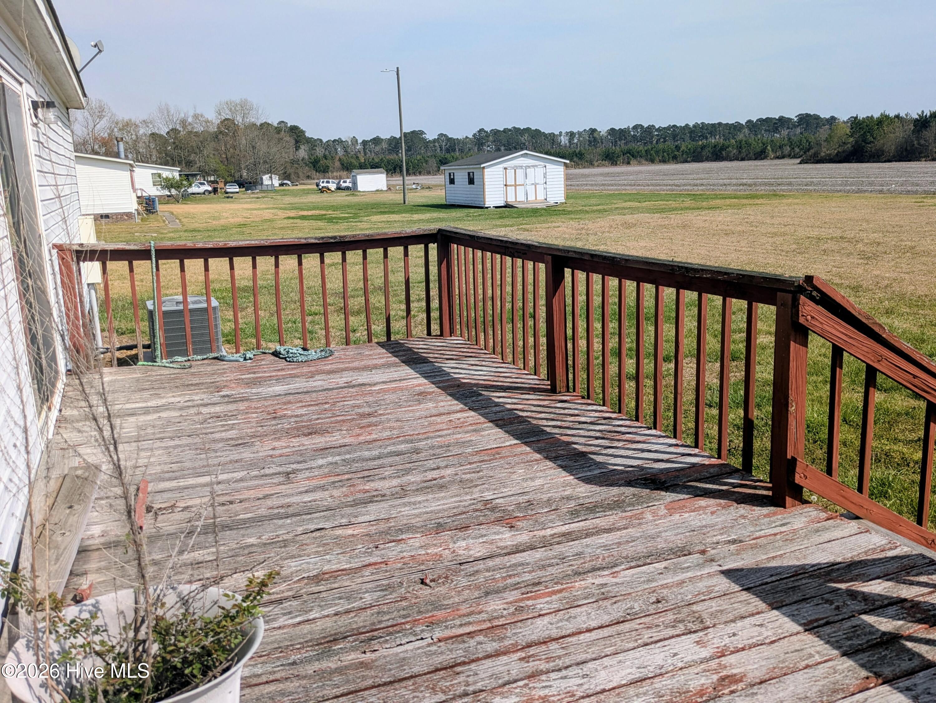 3120 Mobleys Bridge Road Grimesland, NC 27837 - Photo 15 of 15 Rear Deck