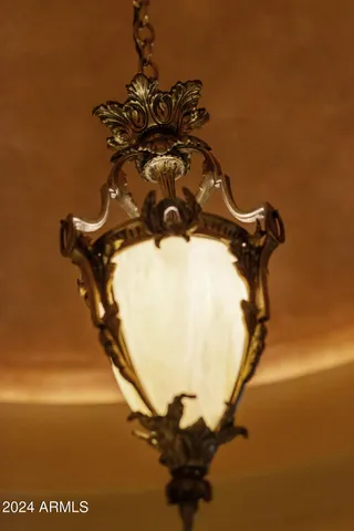 a view of a balcony with an ocean