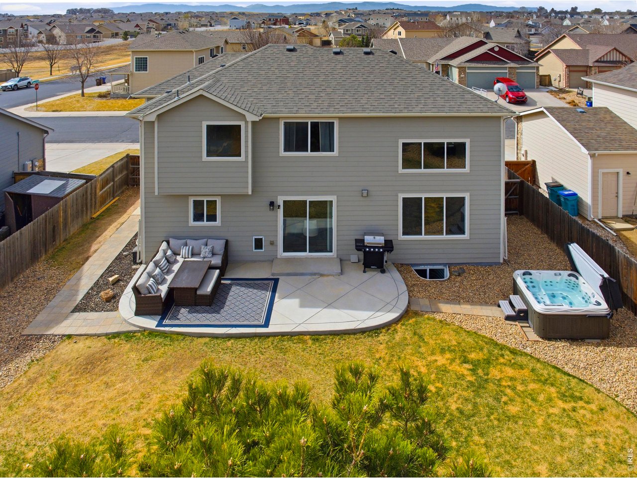 414 Prairie Clover Way Severance, CO 80550 - Photo 40 of 49 a view of a house with swimming pool