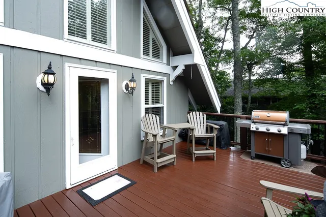 a view of outdoor space and deck