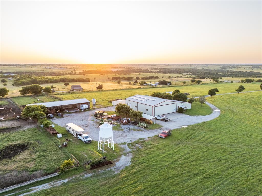 12370 Fortenberry Road Sanger, TX 76266 - Photo 2 of 40 Aerial view at dusk of a rural view