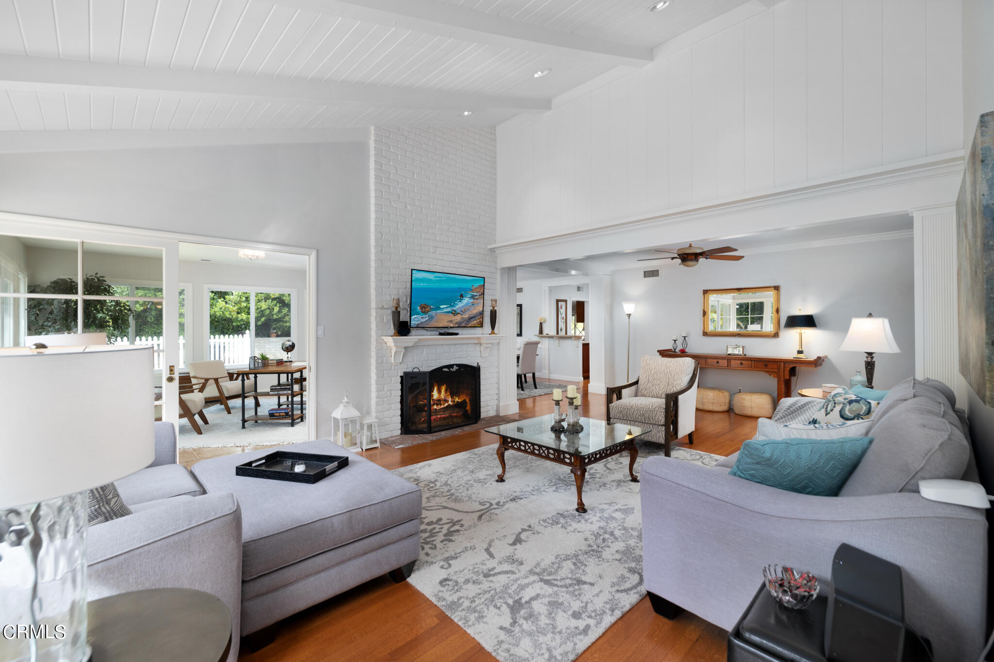 1825 Elevado Avenue Arcadia, CA 91006 - Photo 15 of 63 a living room with furniture and a fireplace