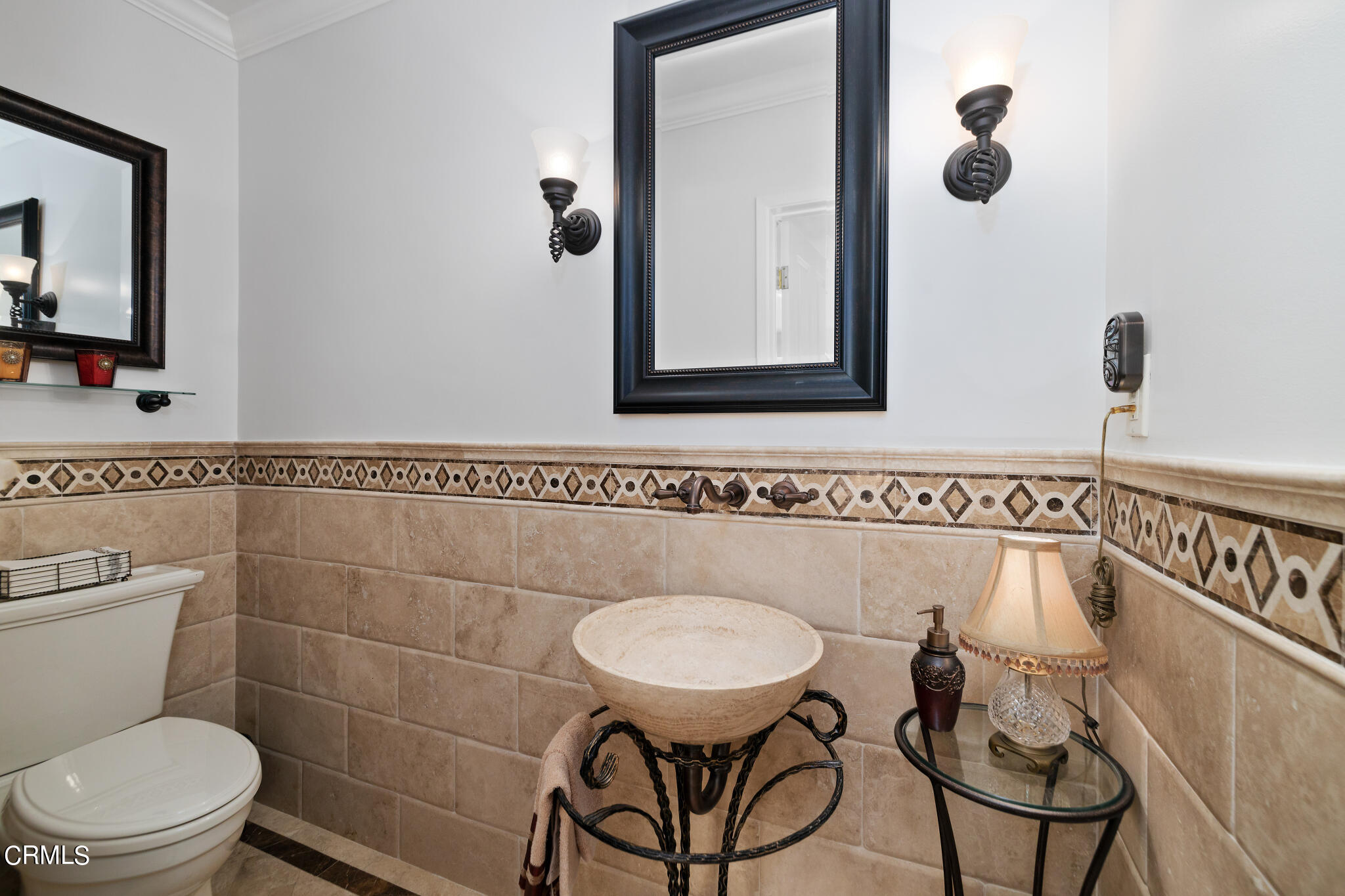 1825 Elevado Avenue Arcadia, CA 91006 - Photo 29 of 63 a bathroom with a toilet a sink and mirror