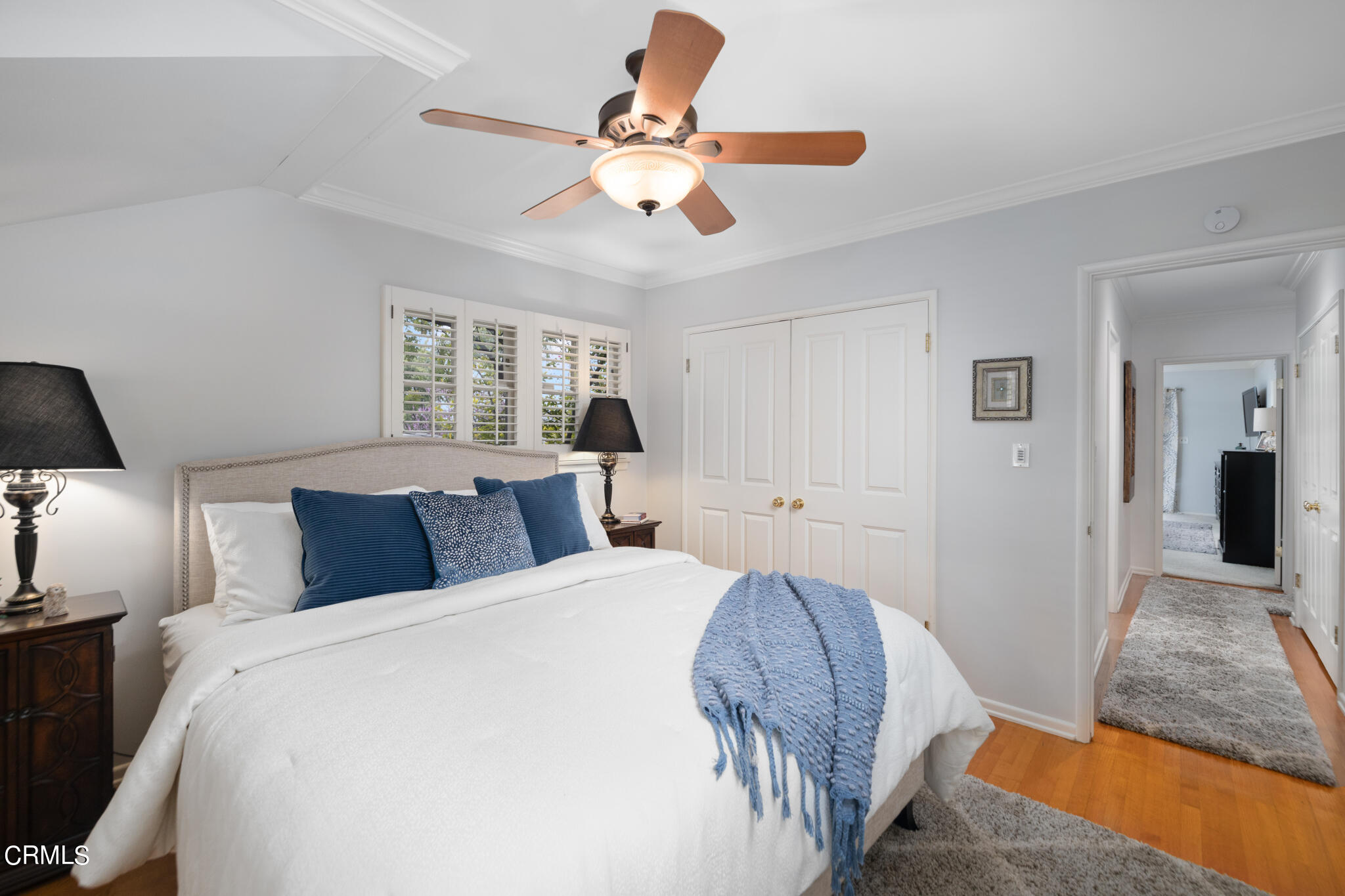 1825 Elevado Avenue Arcadia, CA 91006 - Photo 44 of 63 a bed room with a bed and a chandelier