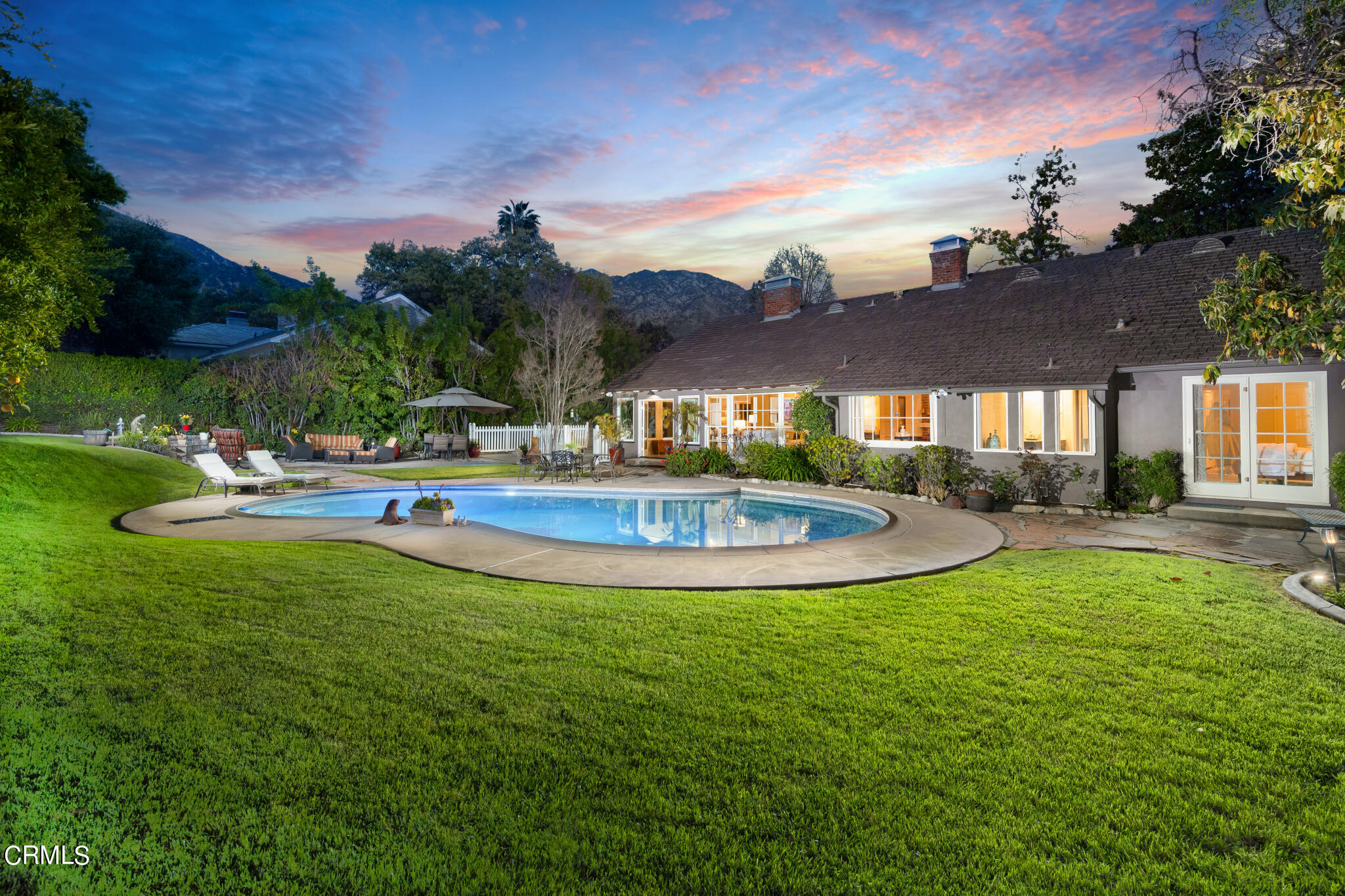 1825 Elevado Avenue Arcadia, CA 91006 - Photo 58 of 63 a view of a swimming pool with a garden