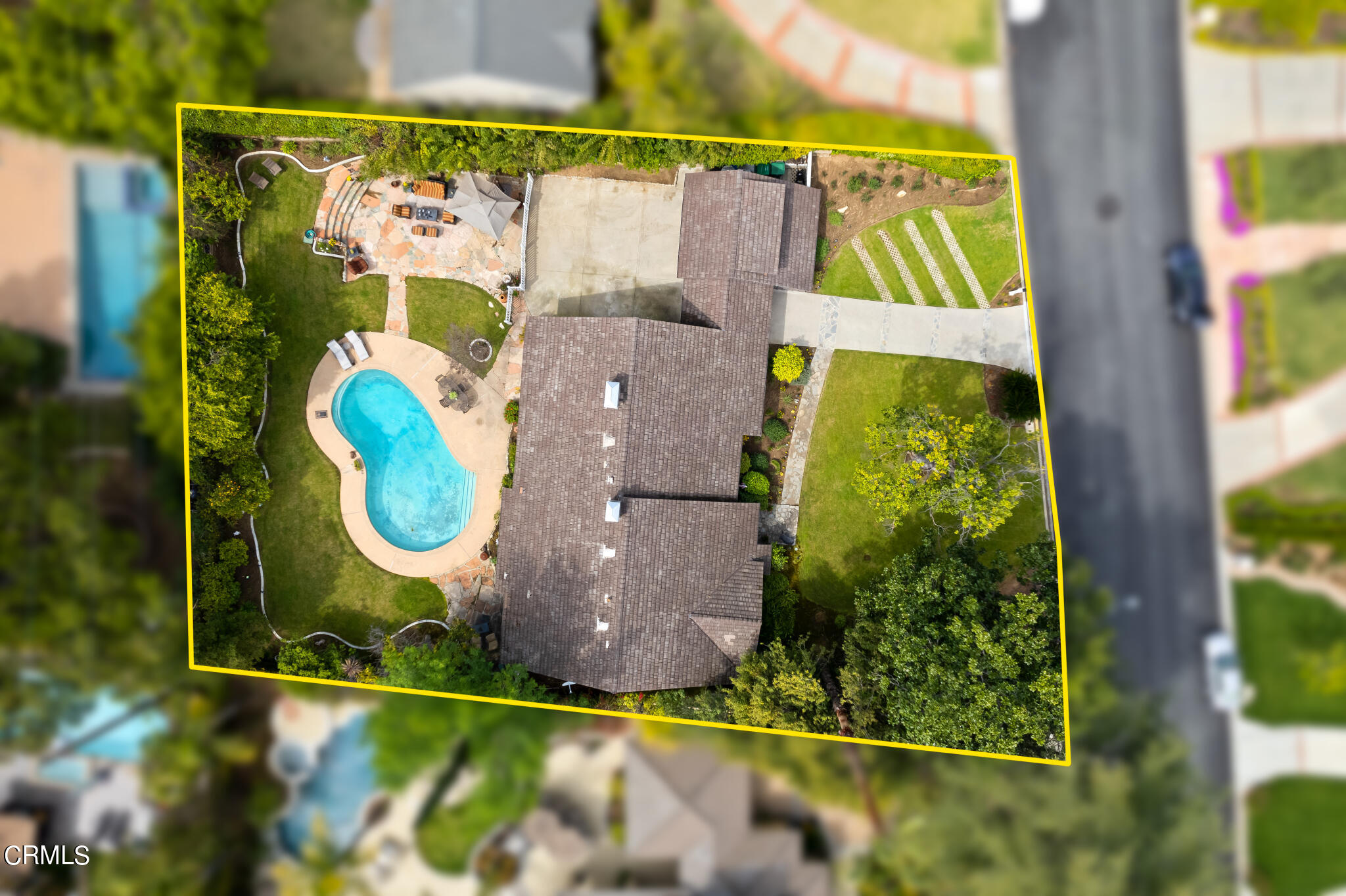 1825 Elevado Avenue Arcadia, CA 91006 - Photo 60 of 63 a bird view of a house