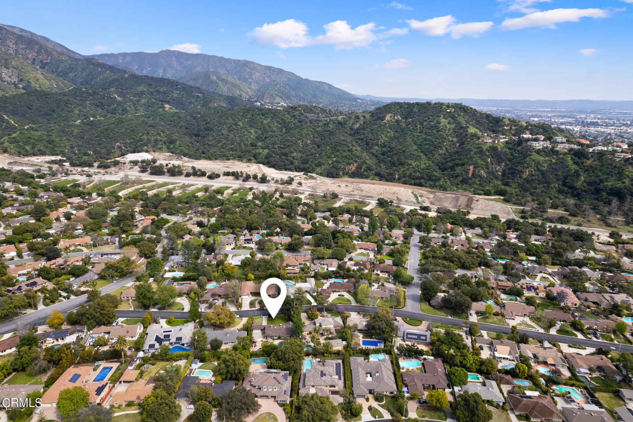 1825 Elevado Avenue Arcadia, CA 91006 - Photo 62 of 63 a view of a town with mountains in the background