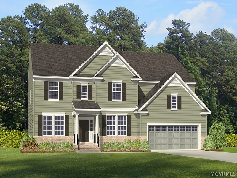 10912 Holman Ridge Road Glen Allen, VA 23059 - Photo 1 of 4 a view of a house with garden and trees