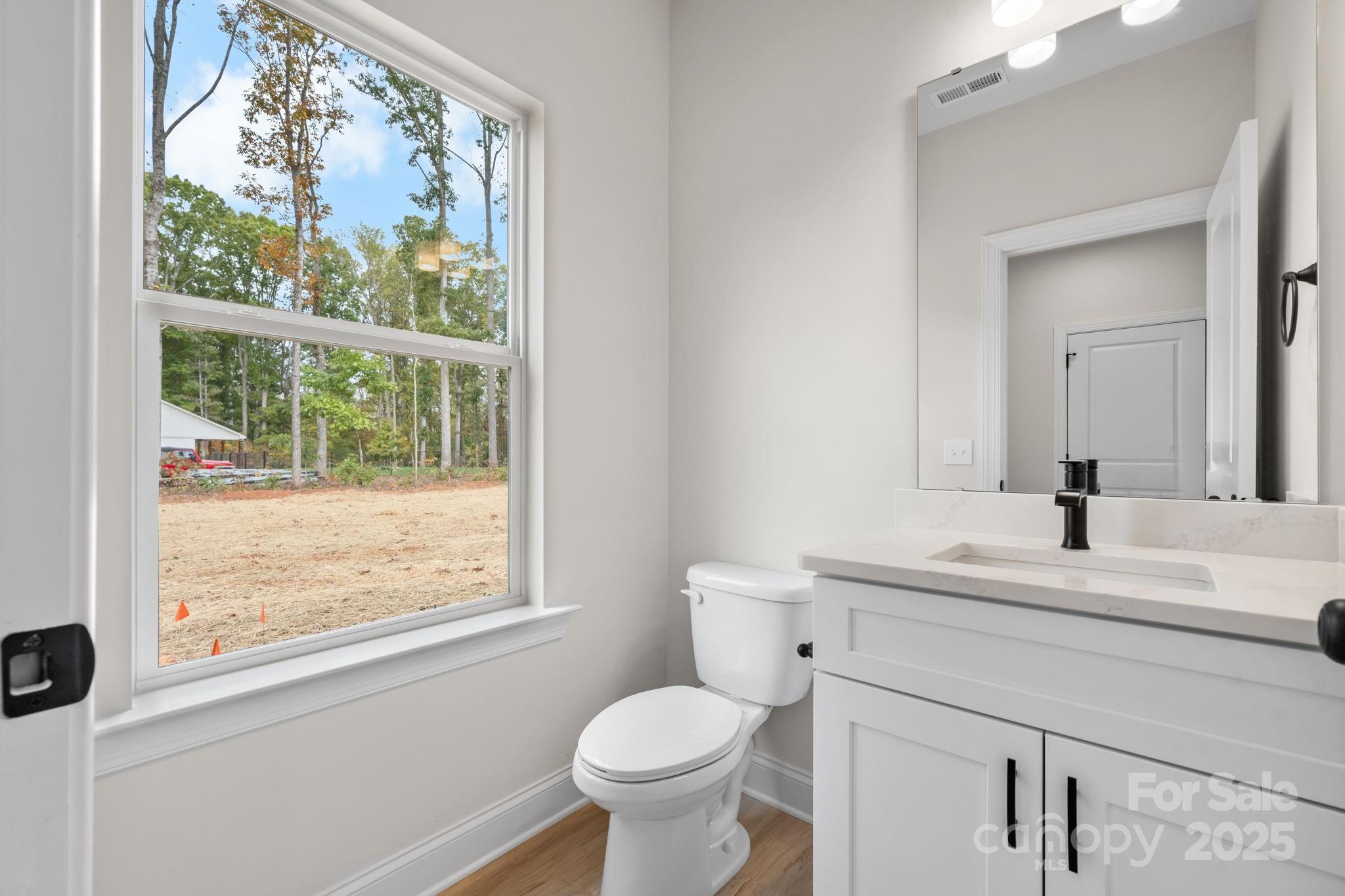 1888 Sigmon Dairy Road Newton, NC 28658 - Photo 13 of 38 a bathroom with a toilet sink and window