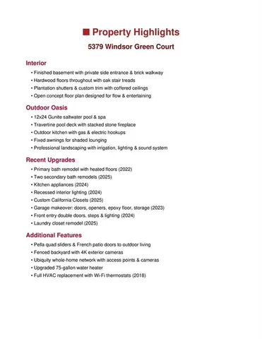 $1,210,990 | 5379 Windsor Green Court Southeast, Mableton, GA 30126