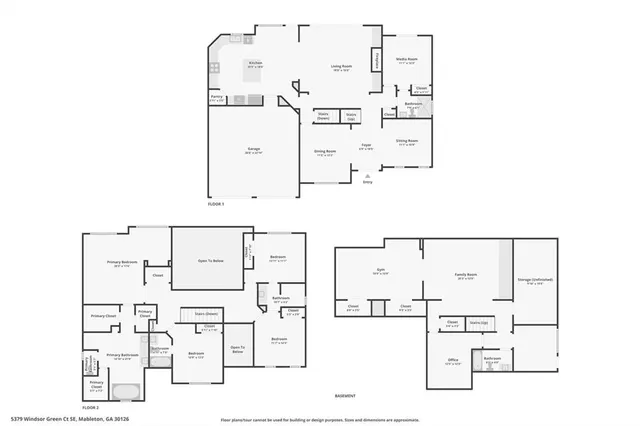 $1,210,990 | 5379 Windsor Green Court Southeast, Mableton, GA 30126