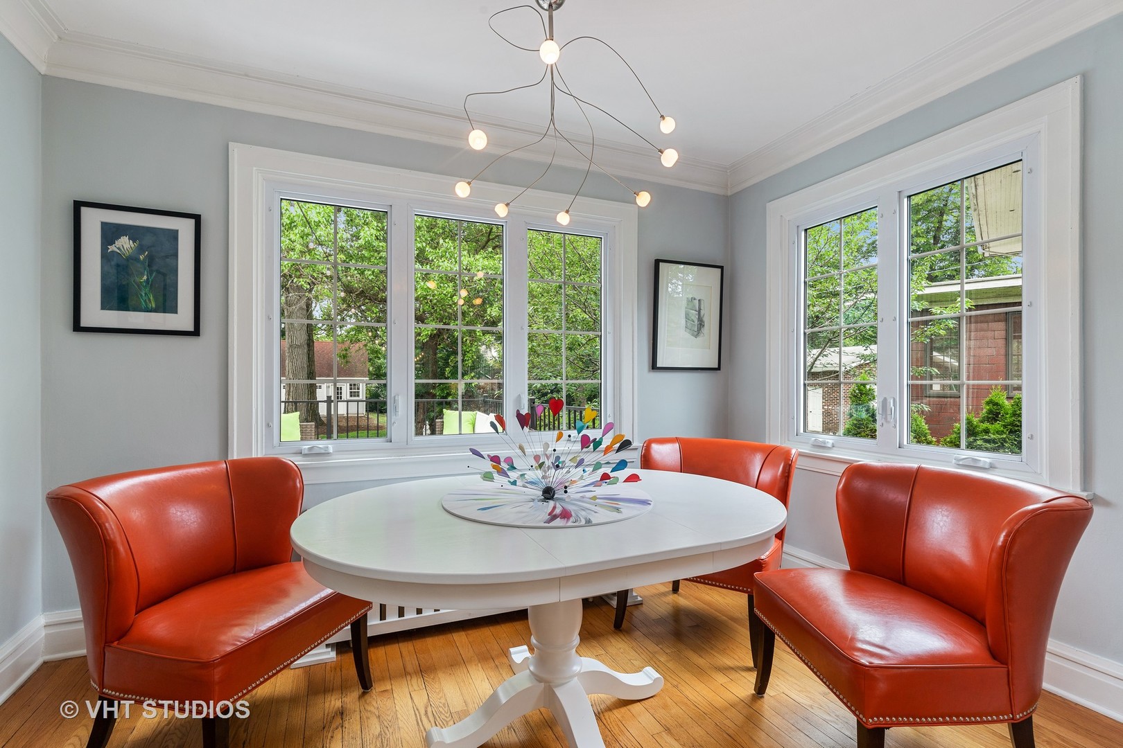 255 Addison Road Riverside, IL 60546 - Photo 11 of 24 a view of a dining room with furniture window and outside view