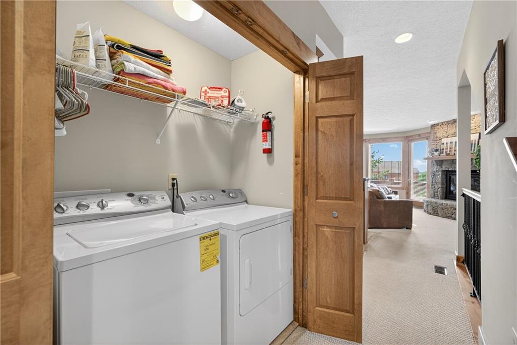 116 Lakeside Trail Champion, PA 15622 - Photo 32 of 44 a utility room with dryer and washer