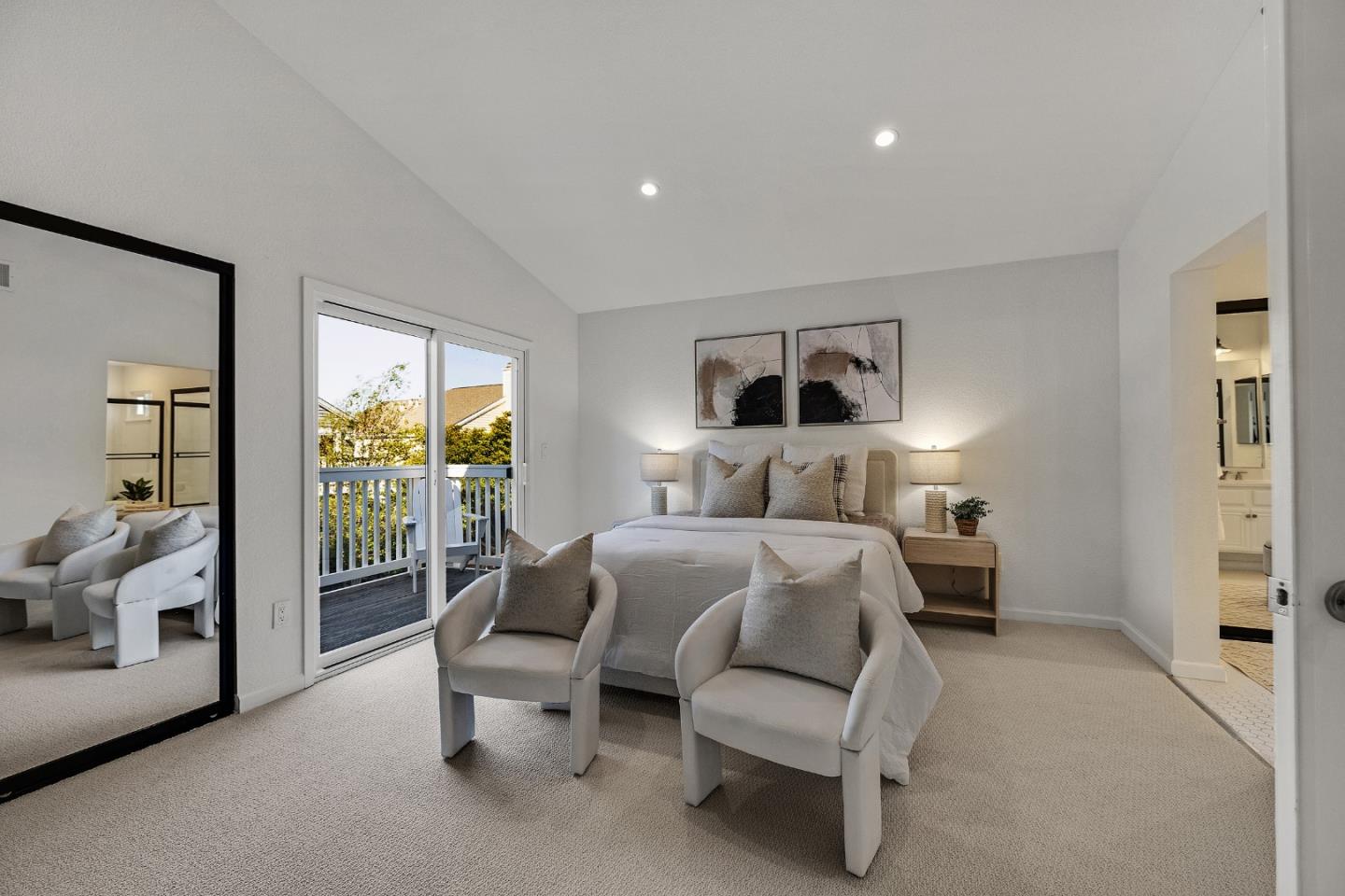 15 Parfait Lane Alameda, CA 94502 - Photo 23 of 35 a bed room with a bed and a chair