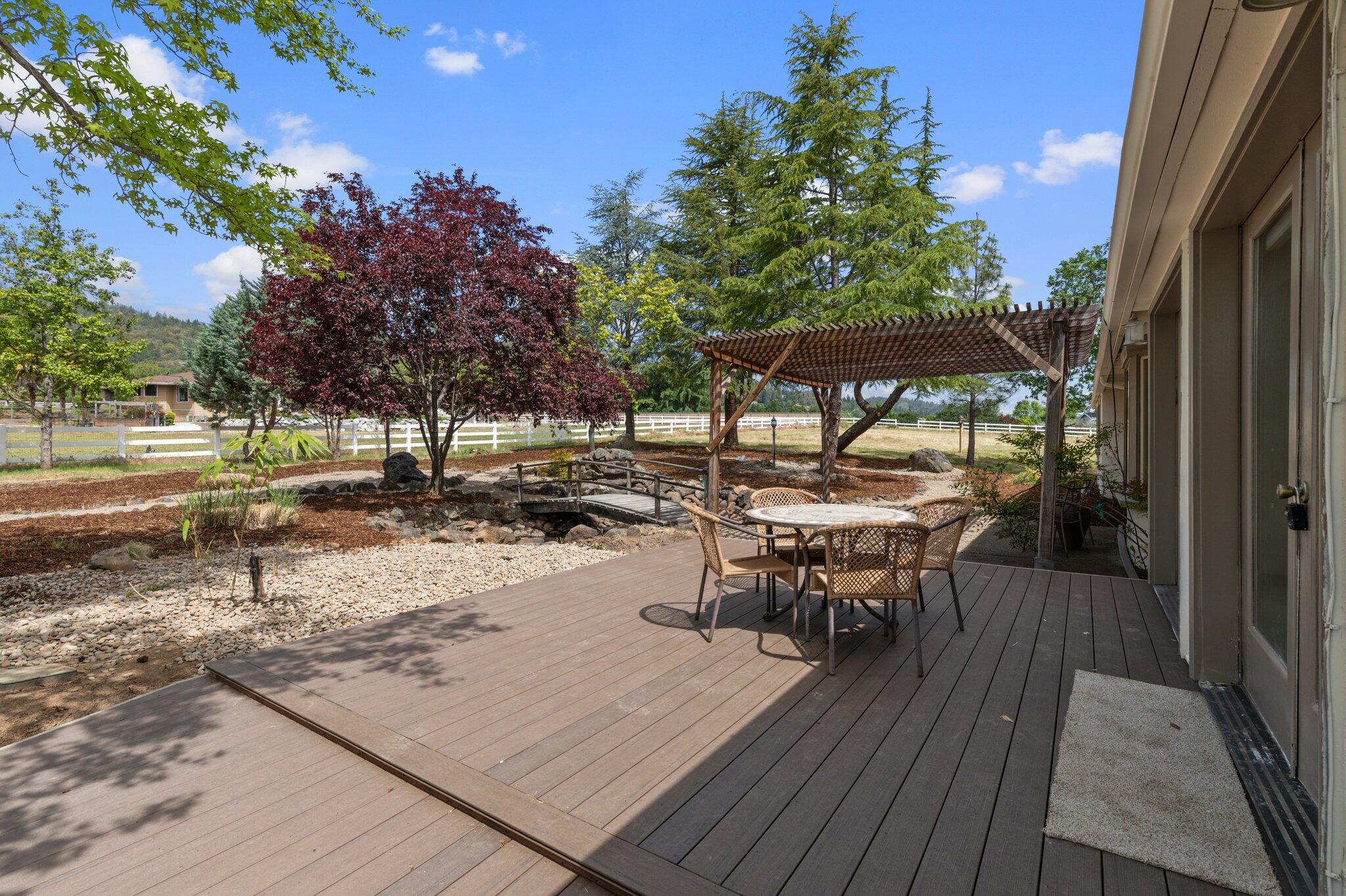 3703 Livingston Road Medford, OR 97502 - Photo 20 of 28 Backyard Deck and Patio