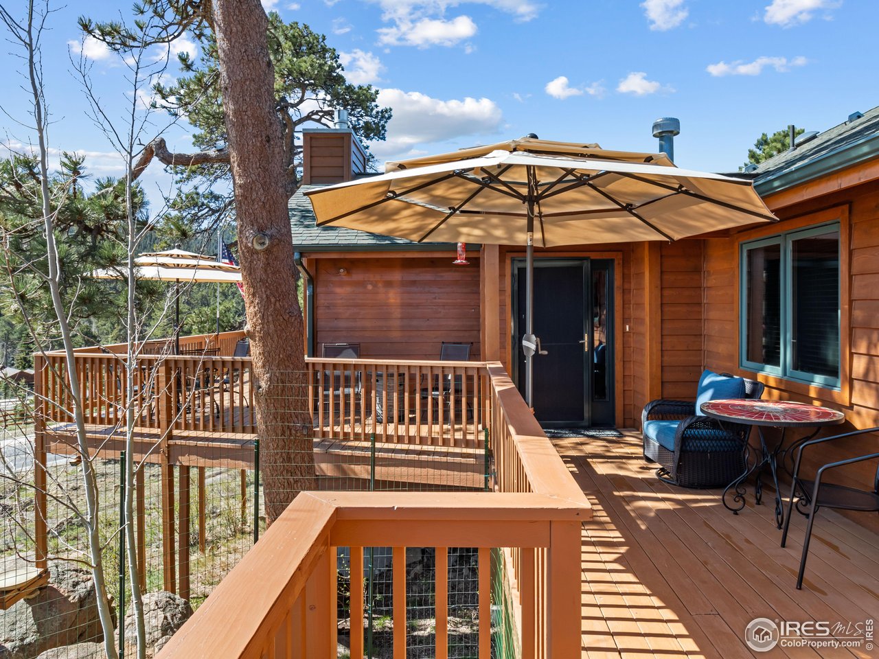 658 Cedar Ridge Circle Estes Park, CO 80517 - Photo 18 of 39 Awesome deck with multiple spaces to follow the sun & shade