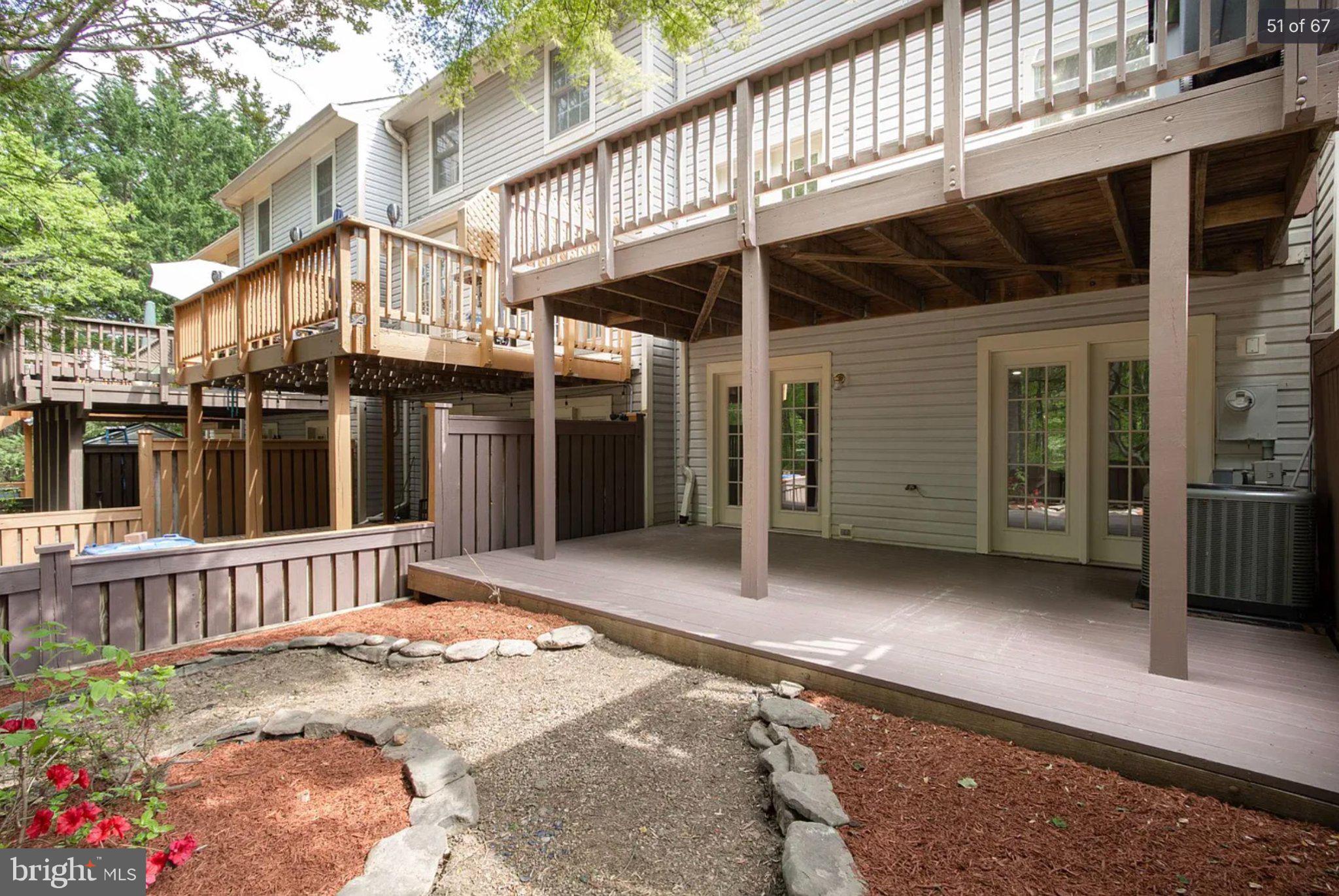 3906 Valley Ridge Drive Fairfax, VA 22033 - Photo 49 of 58 Charming outdoor space with decks.