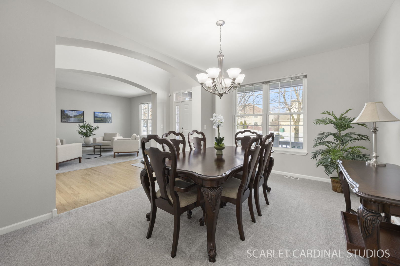 26115 Mapleview Drive Plainfield, IL 60585 - Photo 12 of 36 a view of a dining room with furniture and chandelier