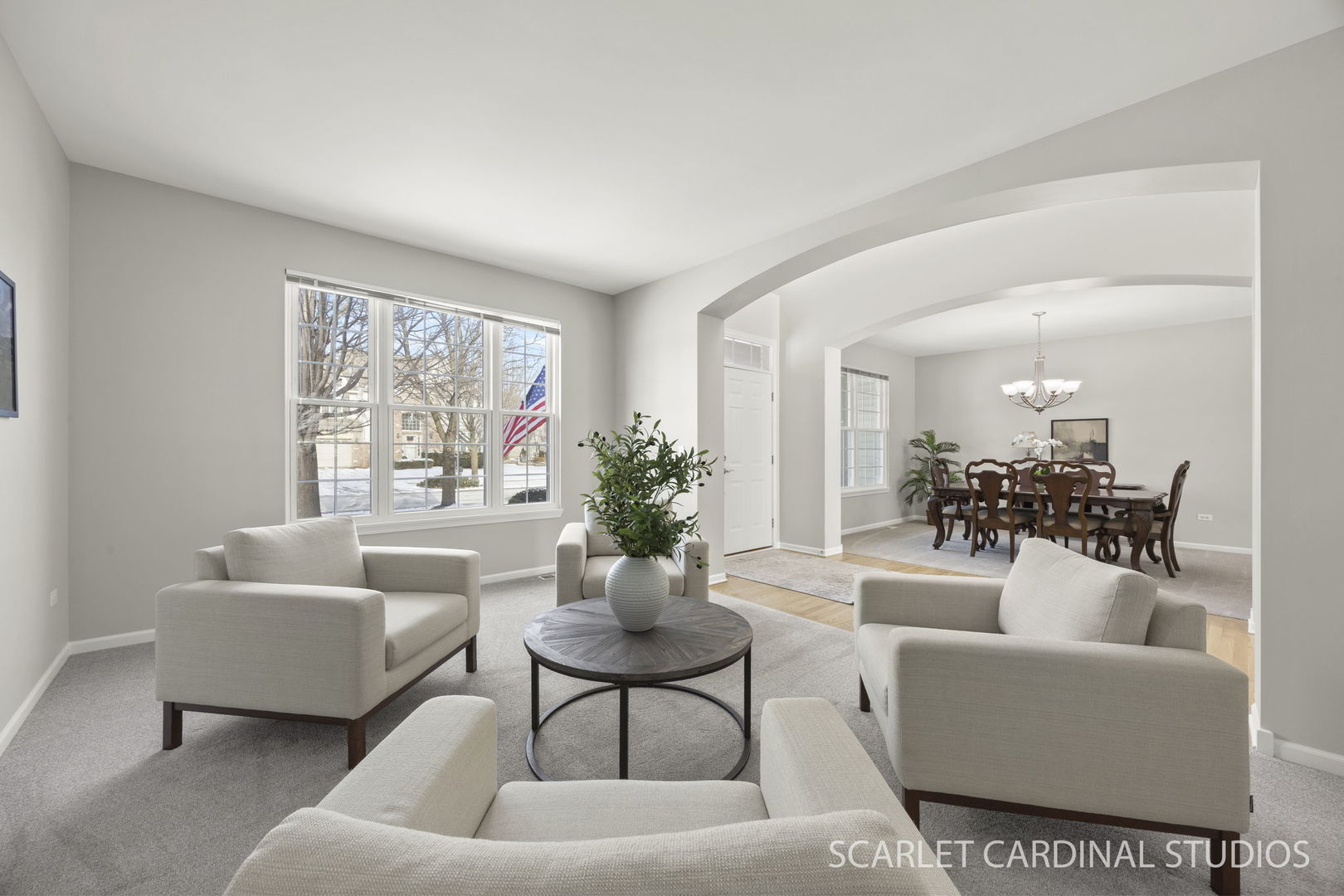 26115 Mapleview Drive Plainfield, IL 60585 - Photo 14 of 36 a living room with furniture and a large window