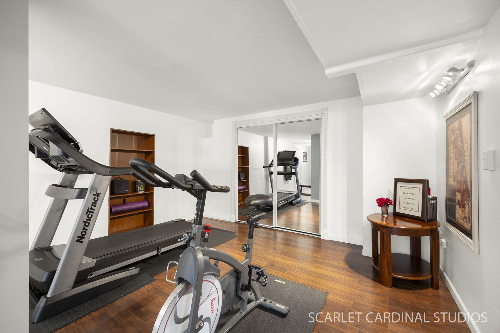 26115 Mapleview Drive Plainfield, IL 60585 - Photo 33 of 36 a view of a room with gym equipment