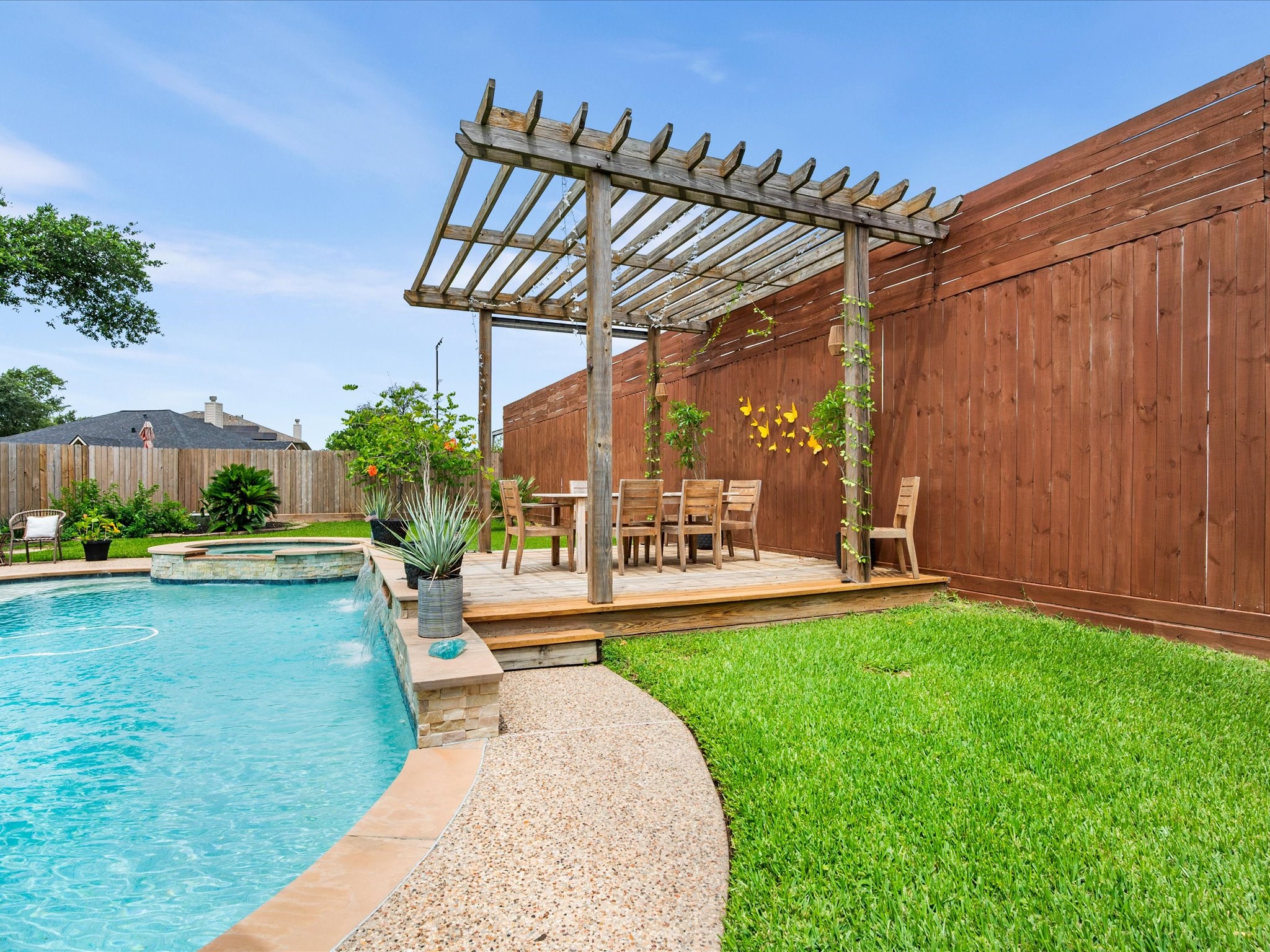 4023 Tigris Ridge Drive Katy, TX 77449 - Photo 34 of 39 The rear fence has been recently replaced and extended to 11.5 ft for enhanced privacy (2025–2026).