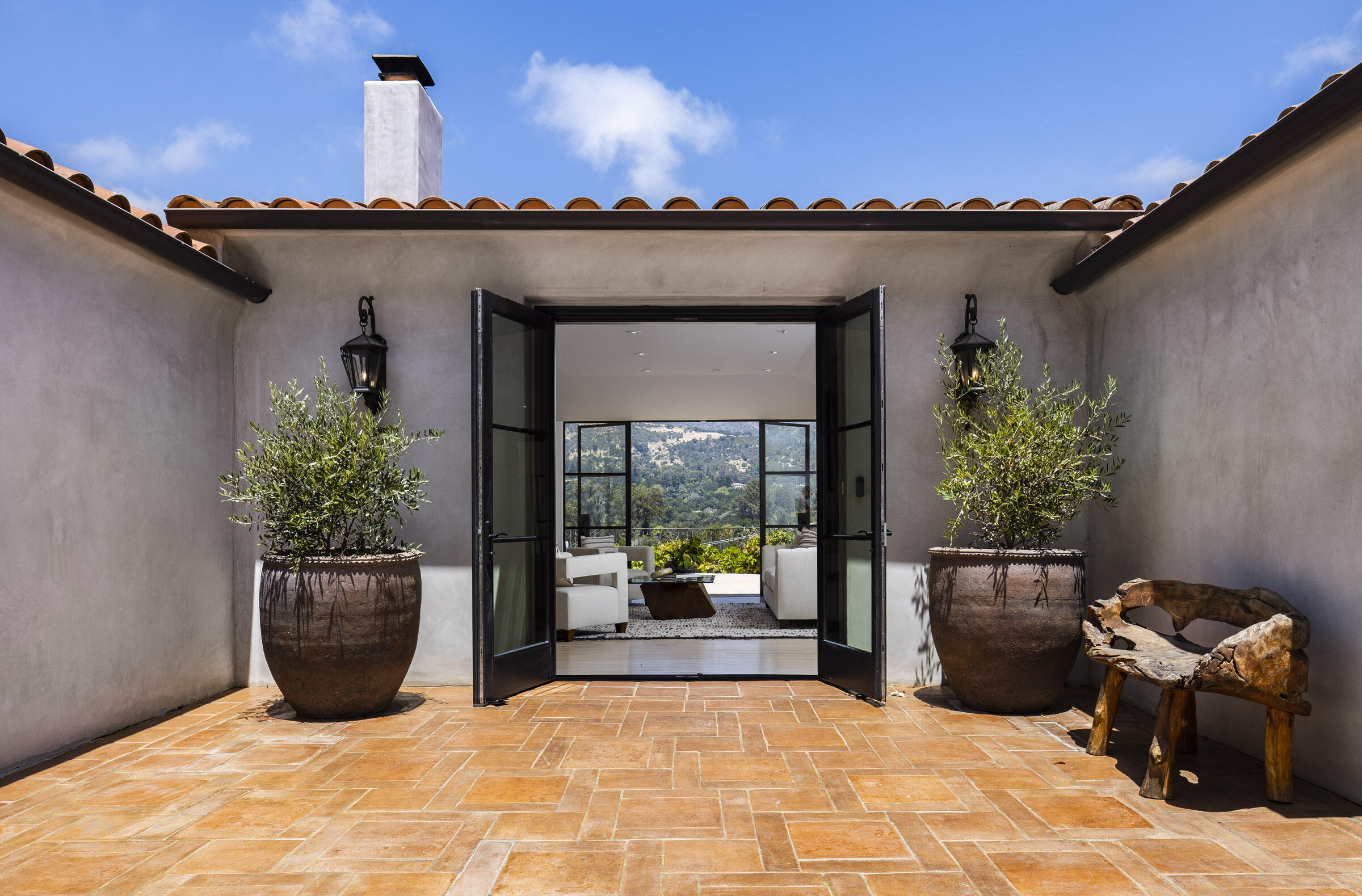 612 Cowles Road Montecito, CA 93108 - Photo 4 of 26 a view of a terrace with seating space