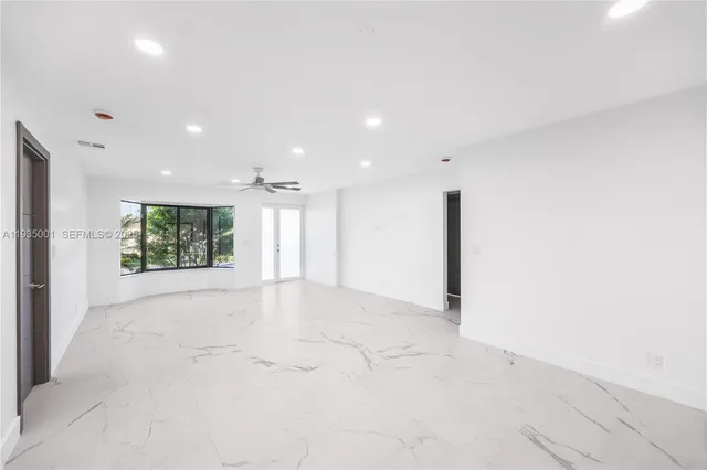 a view of an empty room