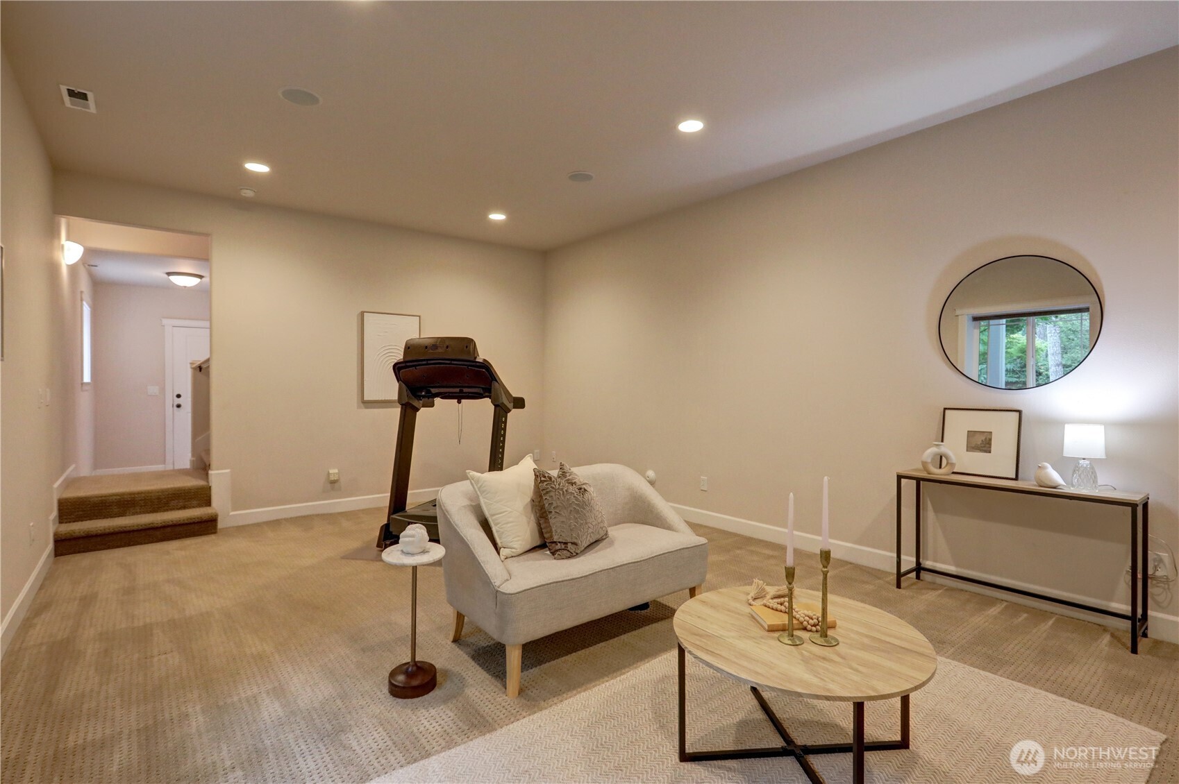 280 East Laurel Park Union, WA 98592 - Photo 25 of 39 a living room with furniture and a mirror
