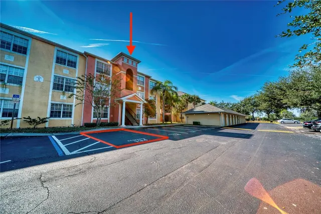 a view of pool with brick walls