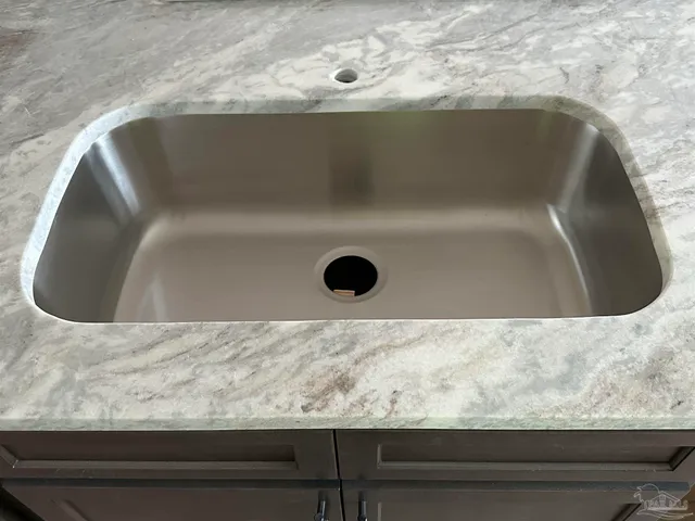 a close view of sink