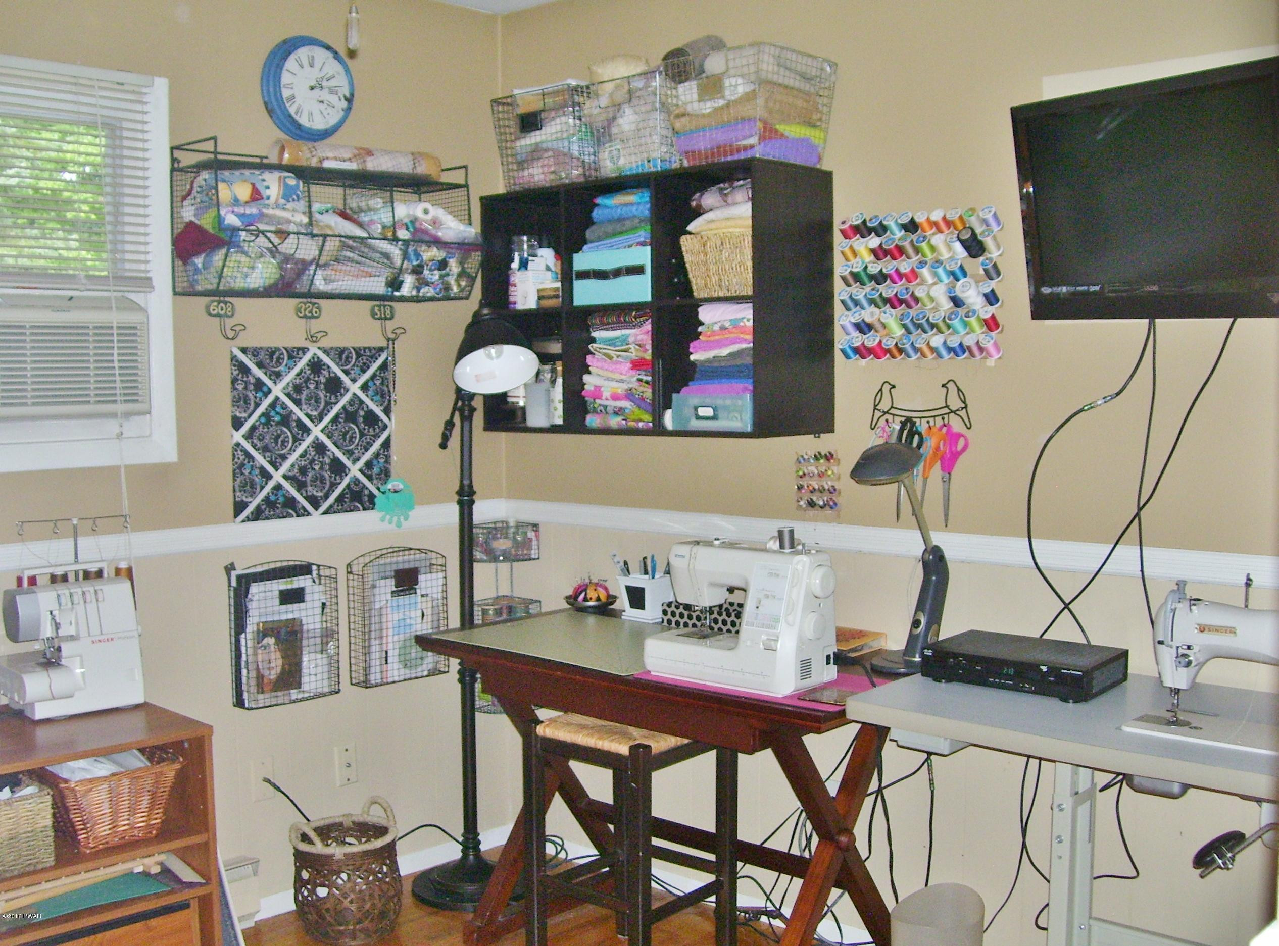 261 Oak Hill Road Hawley, PA 18428 - Photo 44 of 92 Bedroom 2 - Craft Room