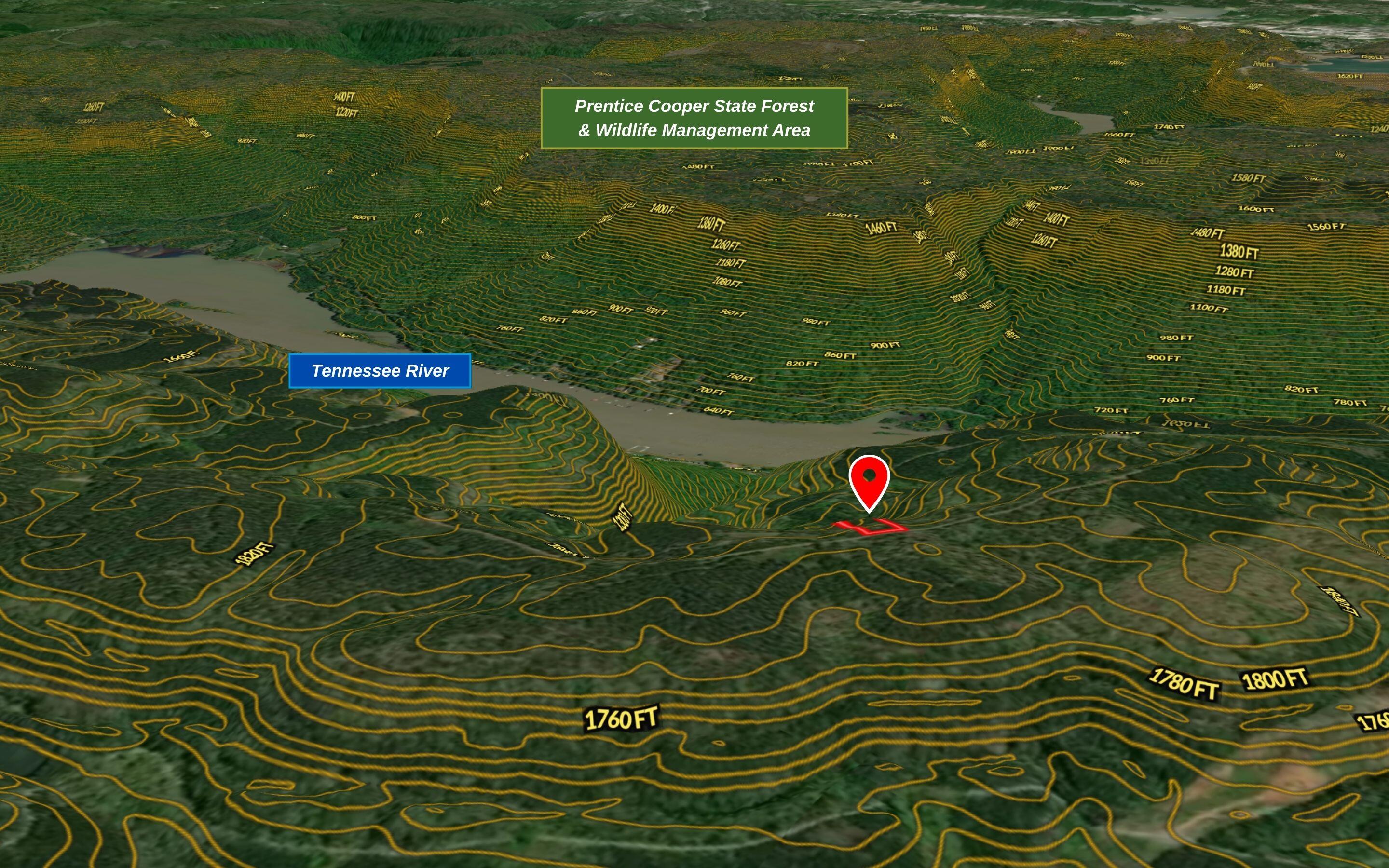 Lot 1205 Big View Road Guild, TN 37340 - Photo 18 of 22 Aerial of Property