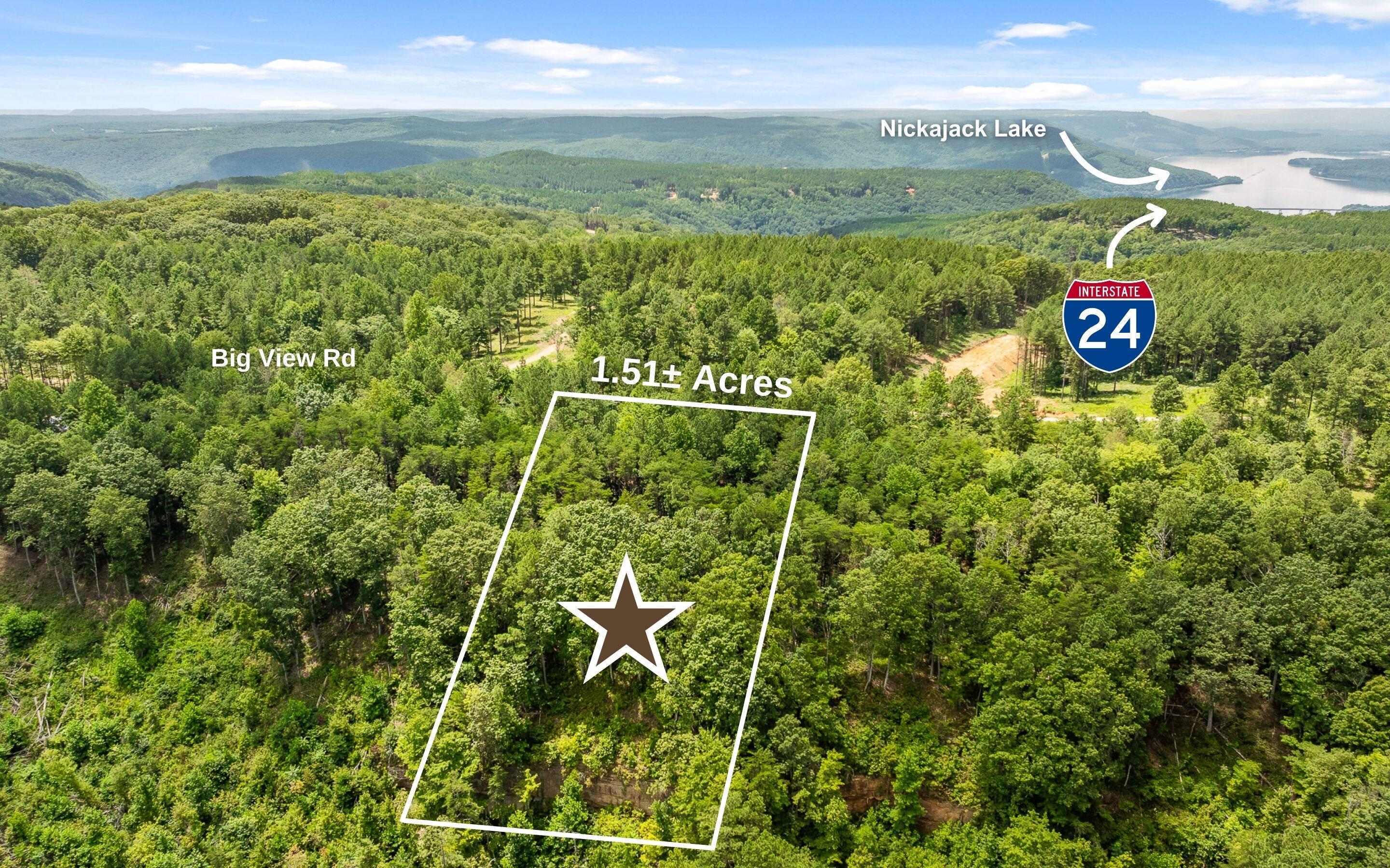 Lot 1205 Big View Road Guild, TN 37340 - Photo 3 of 21 Aerial of Property Lines