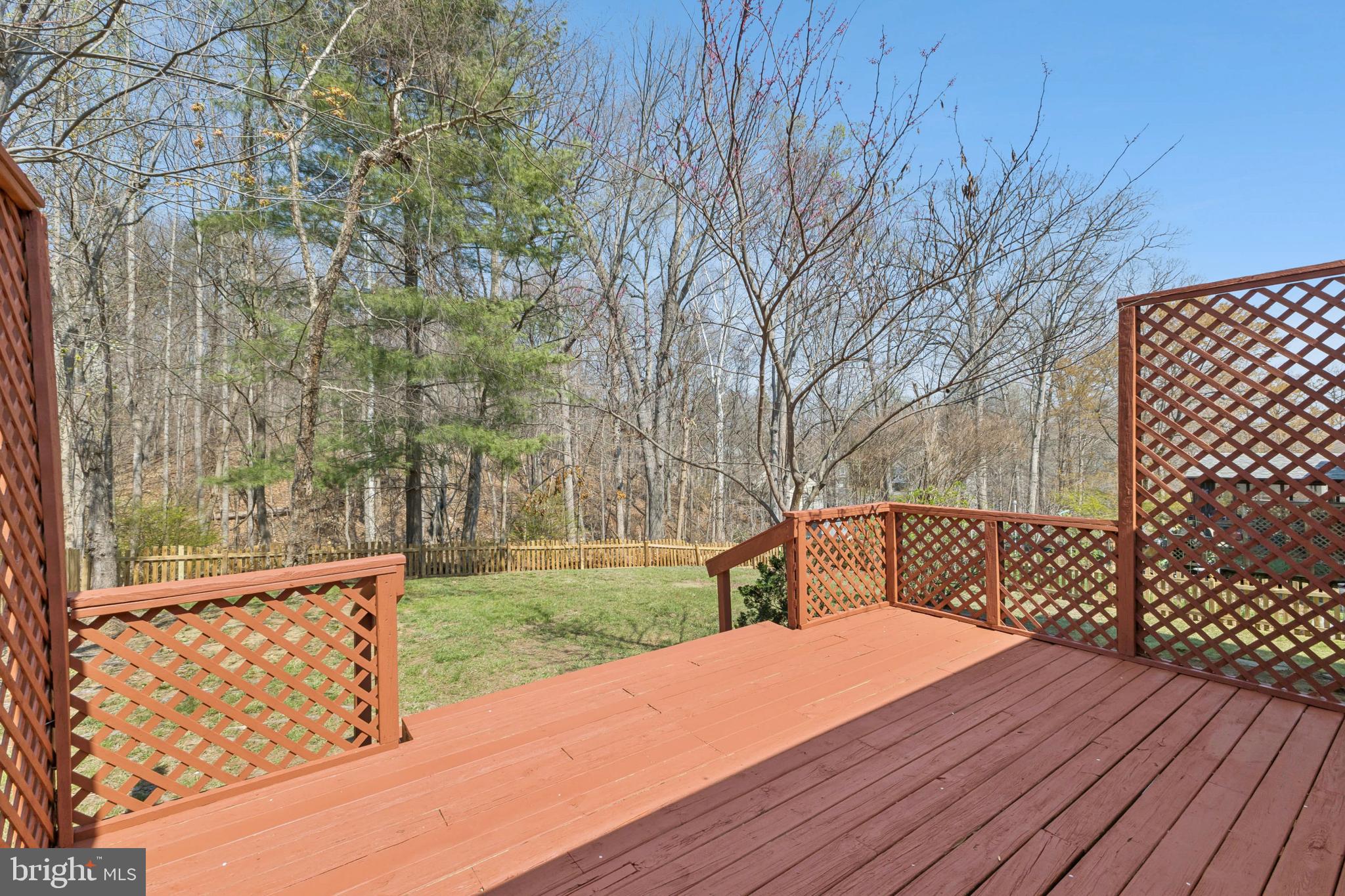 8 Lawhorn Road Stafford, VA 22554 - Photo 39 of 40 a view of a backyard with wooden fence