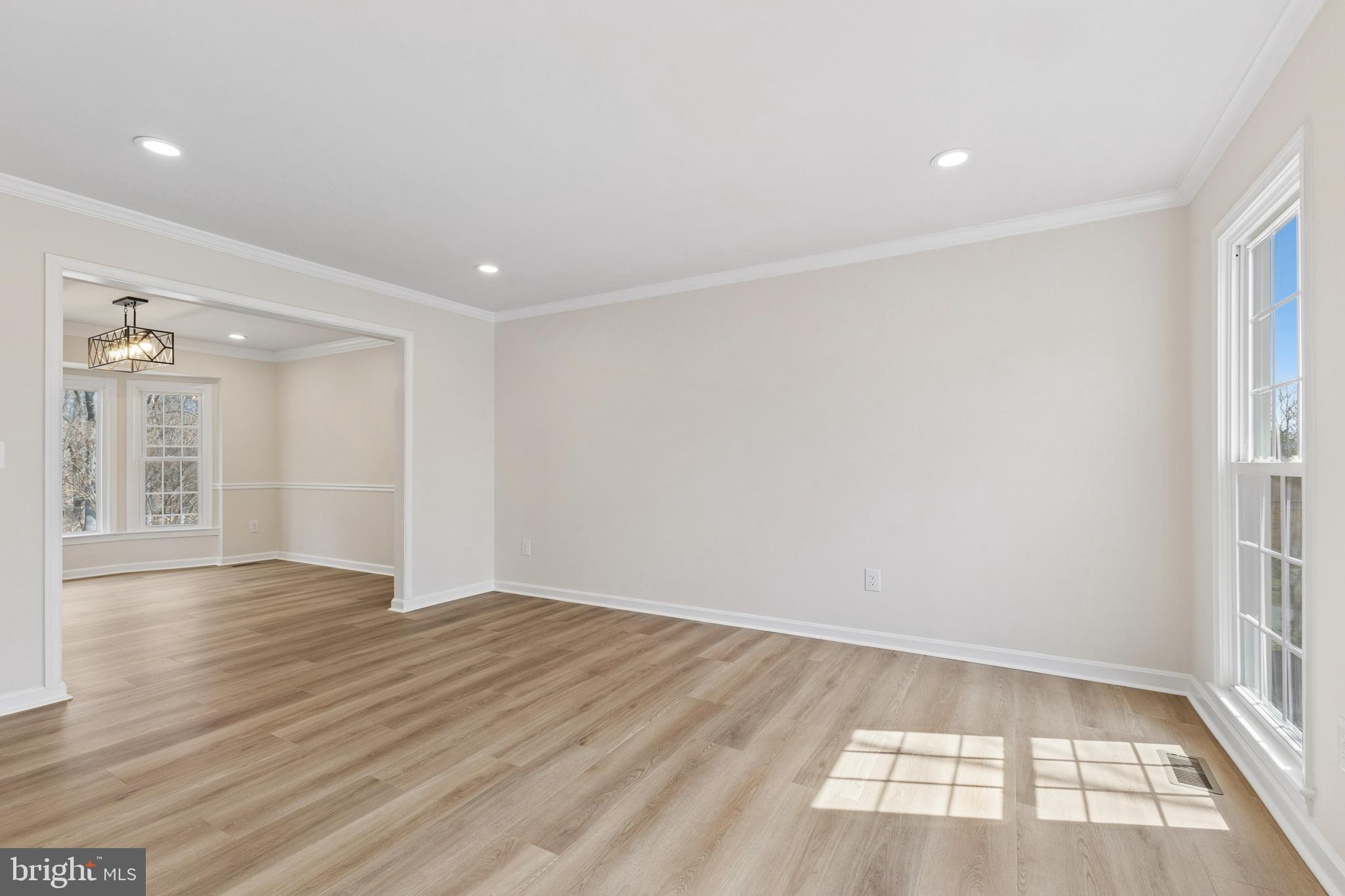 8 Lawhorn Road Stafford, VA 22554 - Photo 6 of 40 wooden floor in an empty room with a window