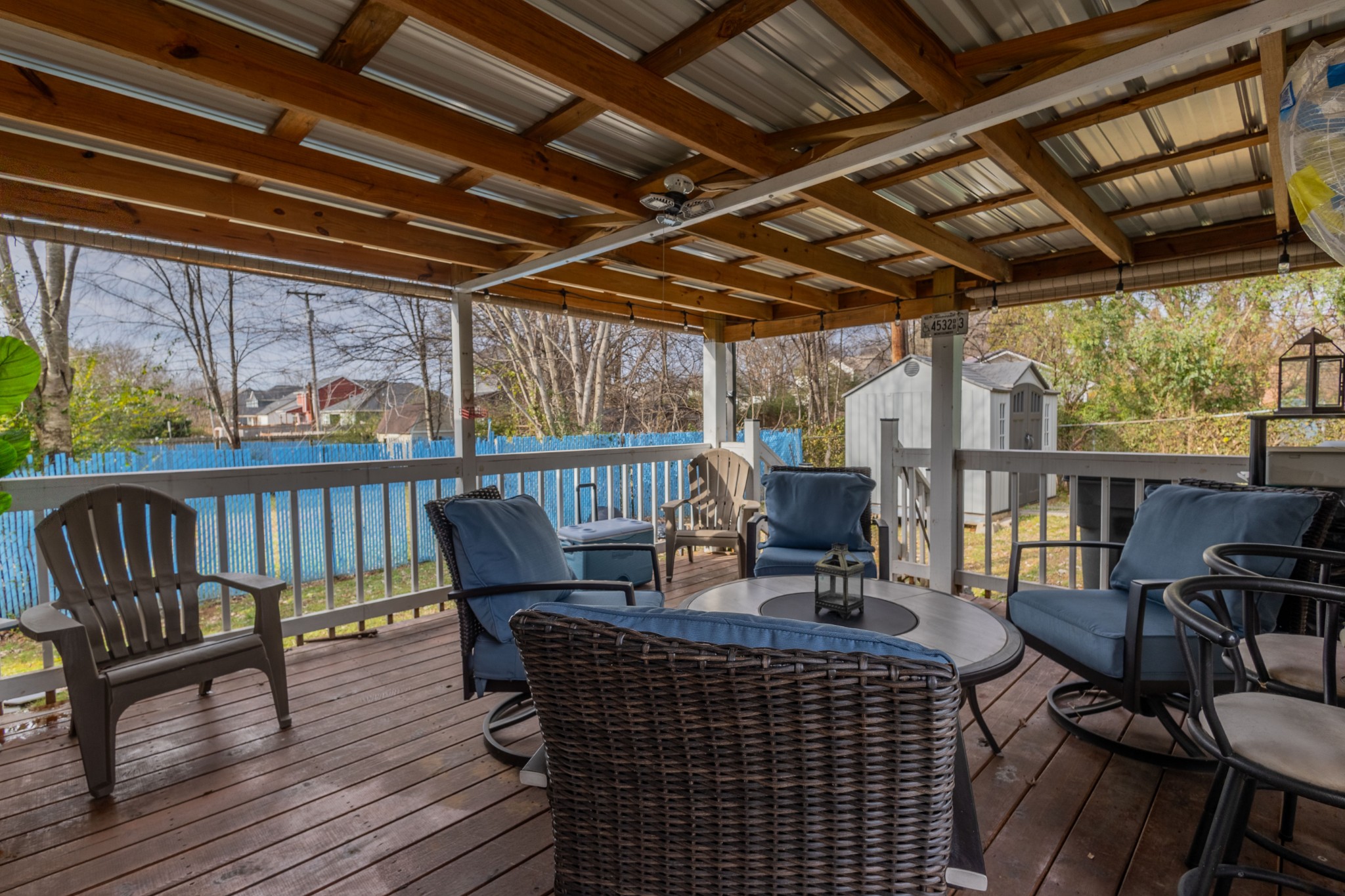 307 Burch Road Clarksville, TN 37042 - Photo 3 of 17 a view of chairs on wooden deck