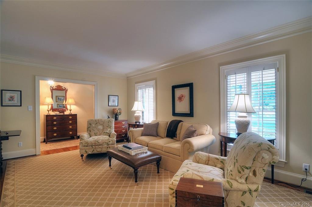 1518 Andover Road Charlotte, NC 28211 - Photo 5 of 22 a living room with furniture and wooden floor