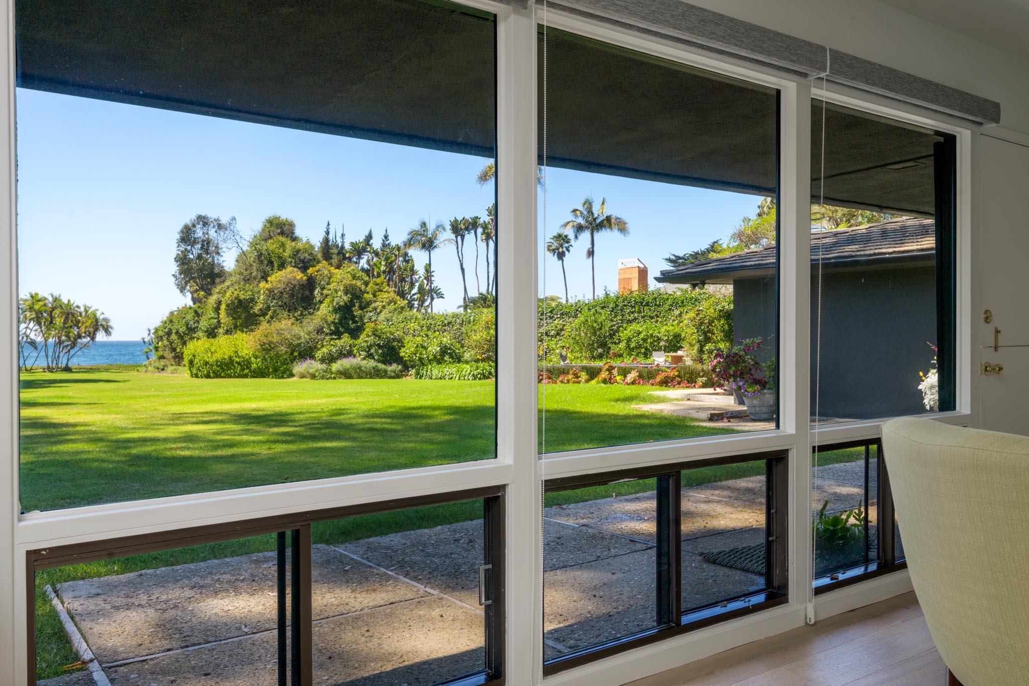 1695 Fernald Point Lane Montecito, CA 93108 - Photo 24 of 38 a view of a porch and a yard