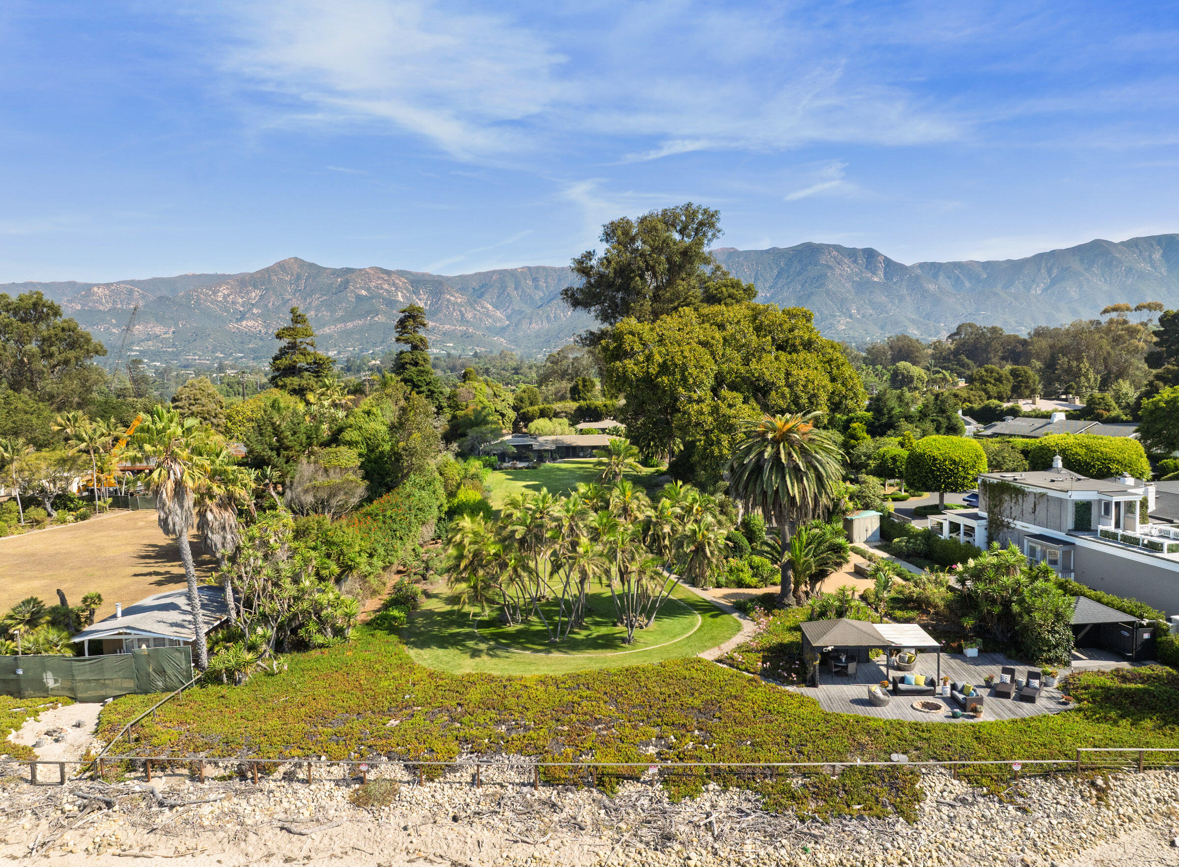 1695 Fernald Point Lane Montecito, CA 93108 - Photo 10 of 38 a view of a yard with an outdoor space