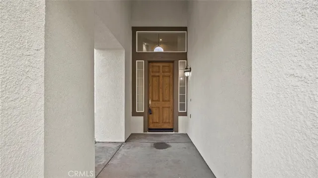 a view of an entryway door