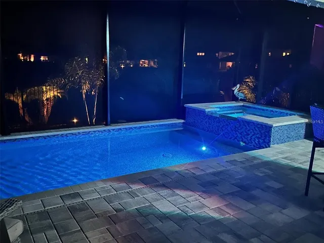 a view of a lobby room with a yard