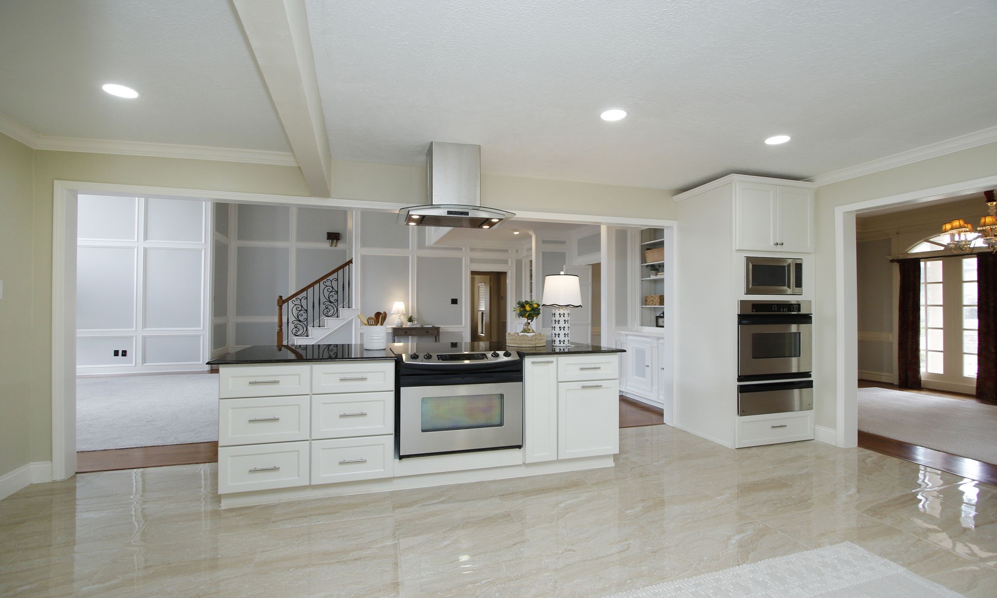 16114 Kempton Park Drive Spring, TX 77379 - Photo 20 of 46 TWO OVENS PLUS WARMING DRAWER - The kitchen features one wall oven plus the range, plus the microwave, plus a warming drawer!
