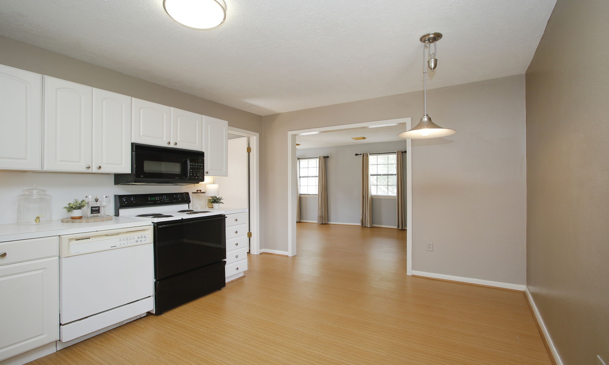 16114 Kempton Park Drive Spring, TX 77379 - Photo 33 of 46 GARAGE APARTMENT KITCHEN - This is a full kitchen with range, microwave, dishwasher and full sized refrigerator.